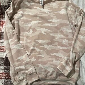 Athleta Beige Camouflage Top